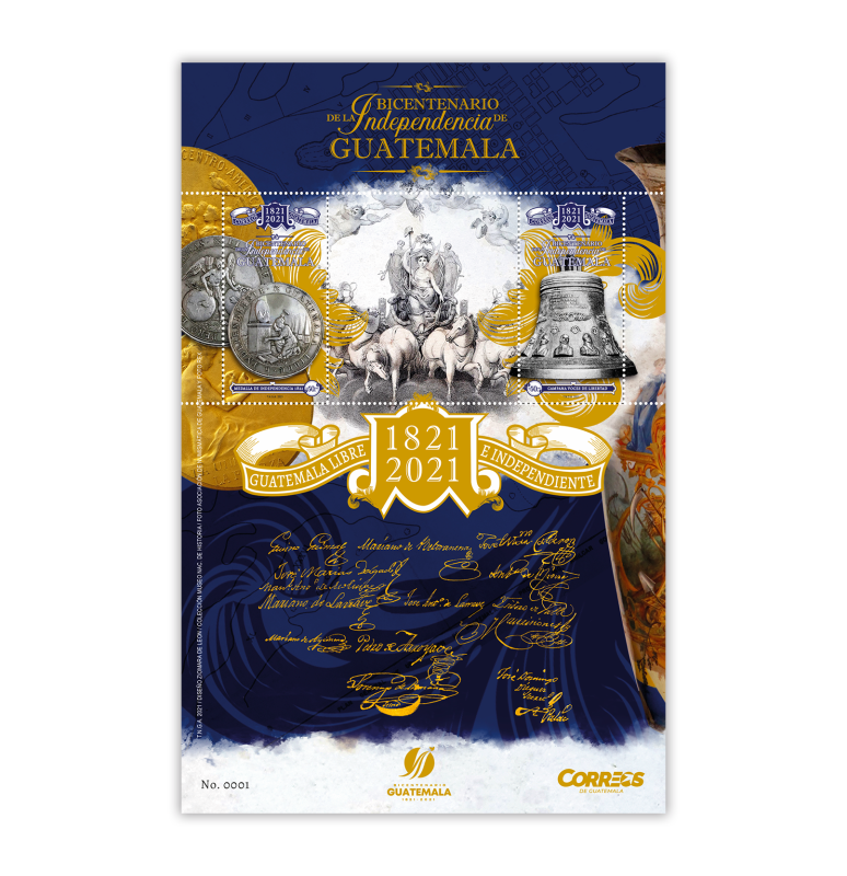 Quinta Serie de Bicentenario - Hoja Miniatura