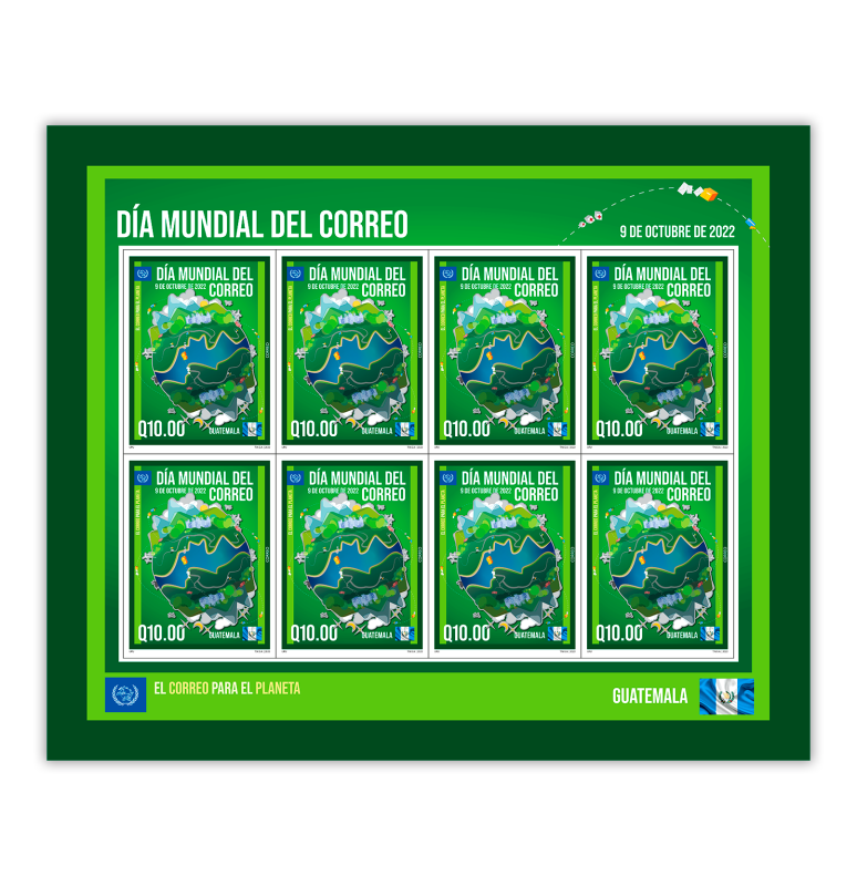 Día Mundial del Correo - Mini Pliego